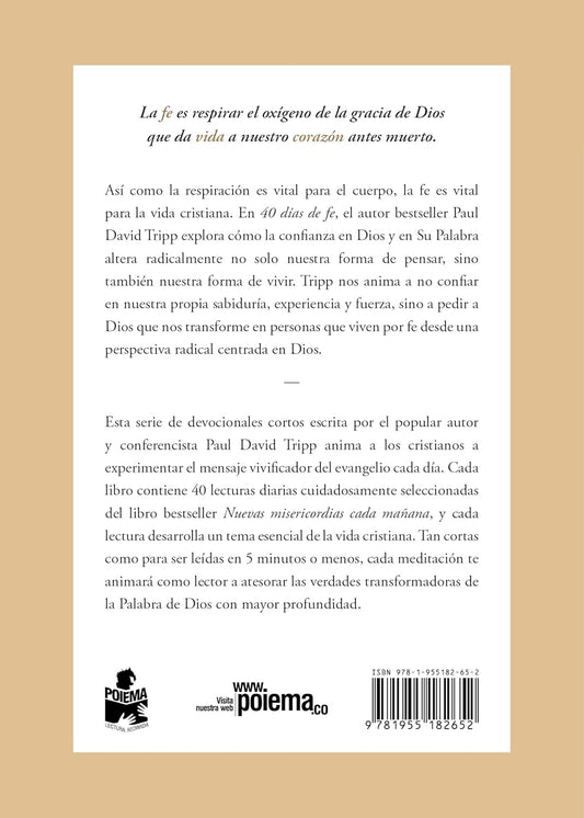 40 días de fe/ Paul David Tripp