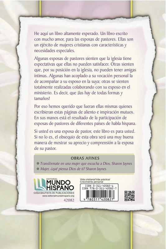 Para la esposa del pastor con amor/ Mundo Hispano
