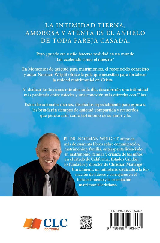 Momentos de quietud para matrimonios: 365 devocionales diarios/ CLC