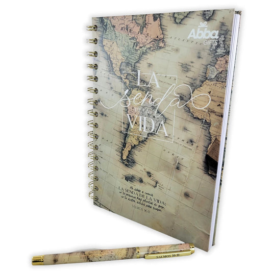 Libreta con Bolígrafo: La senda de la vida - Salmos 16:11