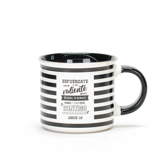 Taza Colección Valiente - 18 onzas, Esfuérzate Y Se Valiente