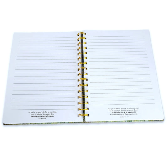 Libreta Espiral con Elástico: Este es el día - Salmos 118:24, tapa dura