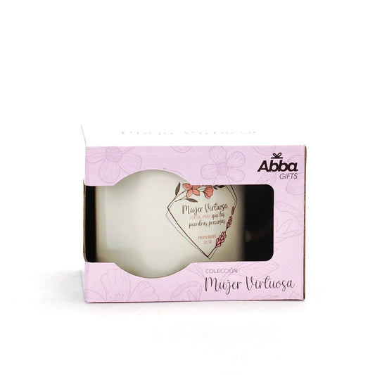 Taza 18 OZ. Colección Mujer Virtuosa. Mujer Virtuosa