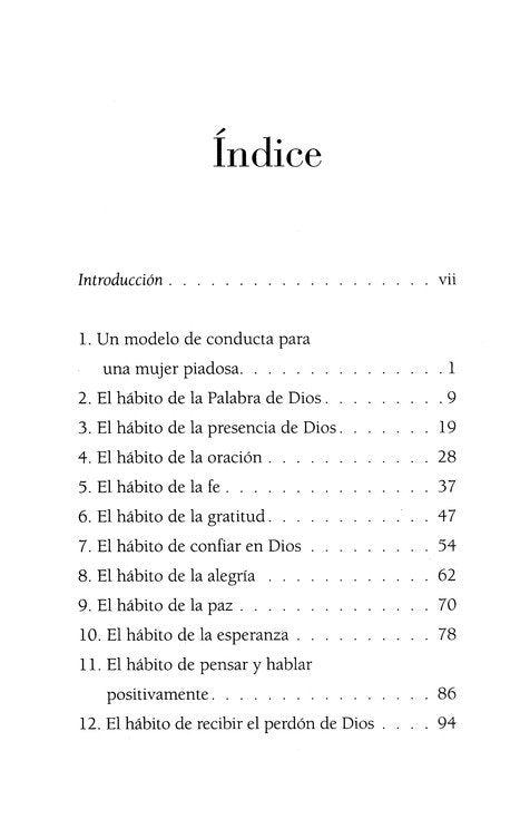 Hábitos de una mujer piadosa  / Joyce Meyer