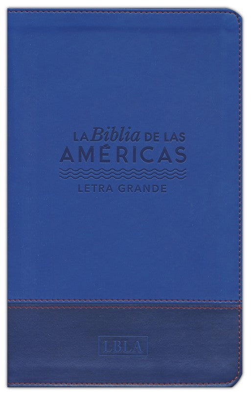 Biblia de las américas letra grande LBLA – Azul