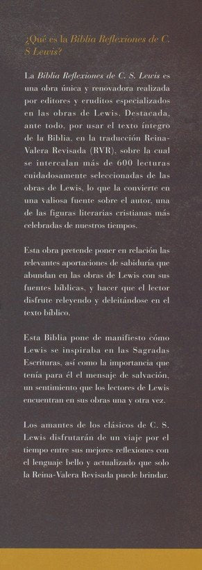 Biblia reflexiones de C. S. Lewis RVR77 - Vida