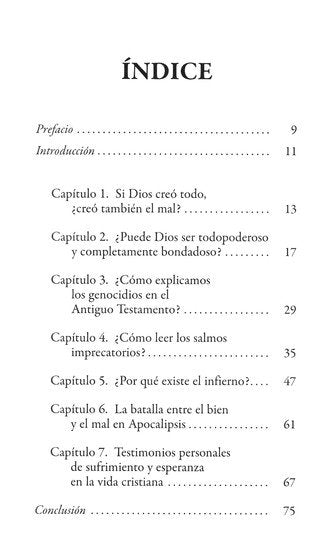 Si Dios es bueno, ¿Por qué existe el mal? / Nathan Díaz