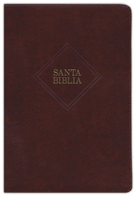 Biblia de letra supergigante café con índice RV1960