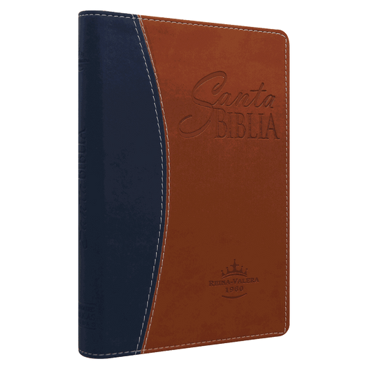 Biblia Mediana / RV 1960 / Azul/café