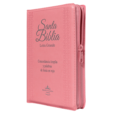 Biblia Rosa con cierre e Indice / RV1960