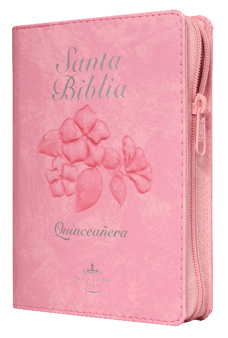 Biblia Fuente de Bendiciones Quinceañera Rosa / Cierre e Indice / RV1960