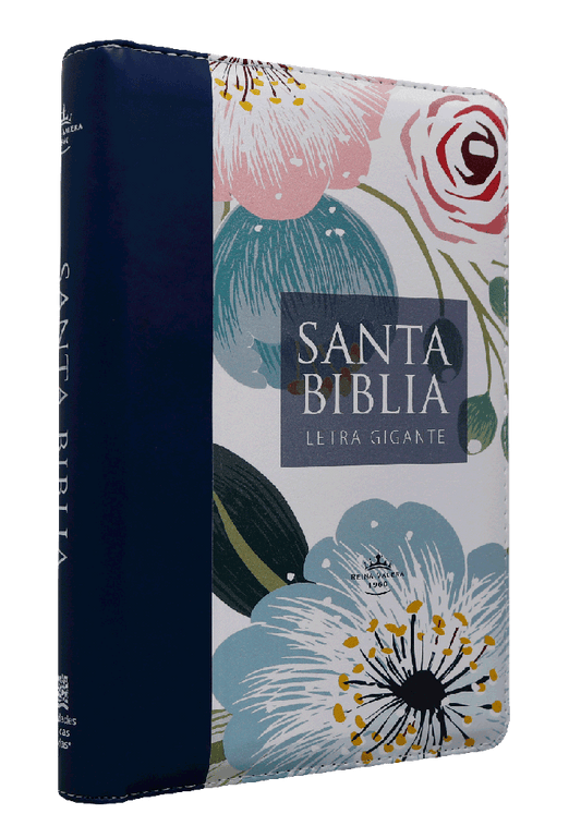 Biblia mediana letra gigante 14 puntos RV1960 con cierre e índice