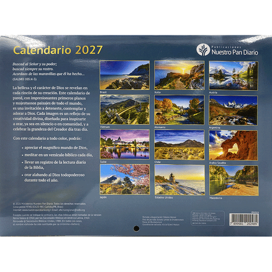 Calendario Nuestro pan diario 2027 – Faro