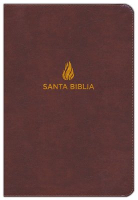 Biblia Letra Gigante con Referencias / Marrón Piel Fabricada con Indice / RV1960