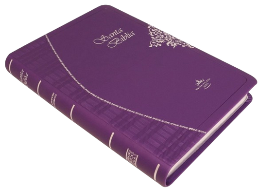 Biblia mediana morada imitación piel / RV1960