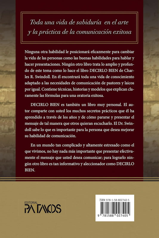 Decirlo bien / Charles R. Swindoll