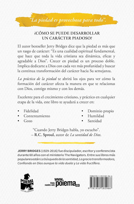 La práctica de la piedad/ Jerry Bridges