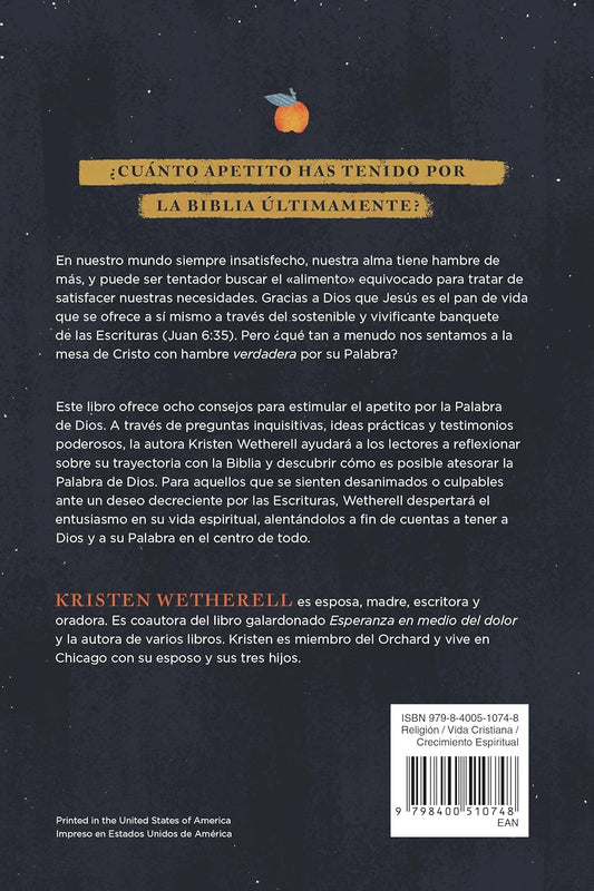 Ayuda para el alma hambrienta/ Kristen Wetherell