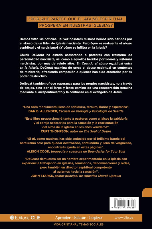 Cuando el abuso espiritual entra en la iglesia/ Chuck DeGroat