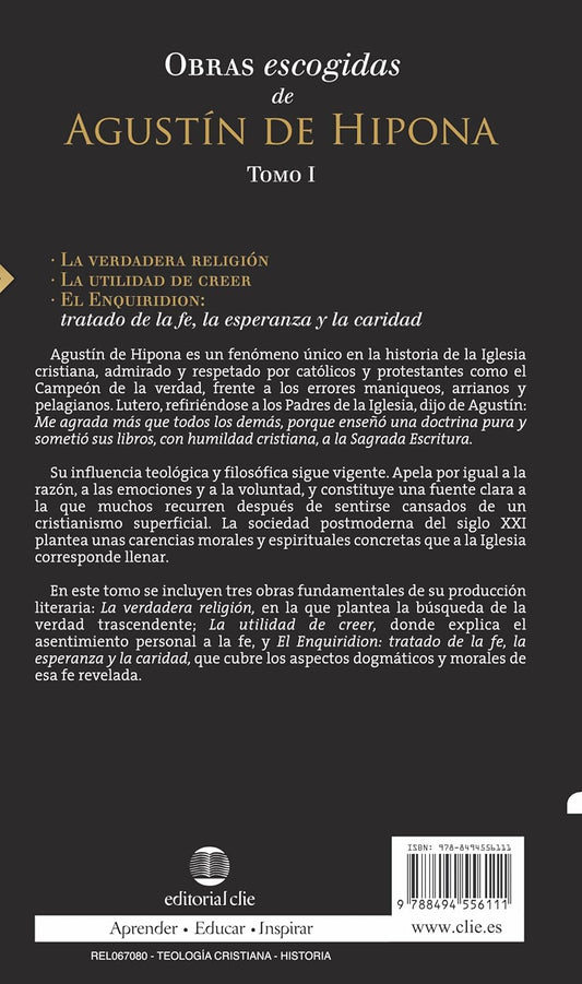 Obras escogidas de Augustín de Hipona - Tomo 1 / Alfonso Ropero