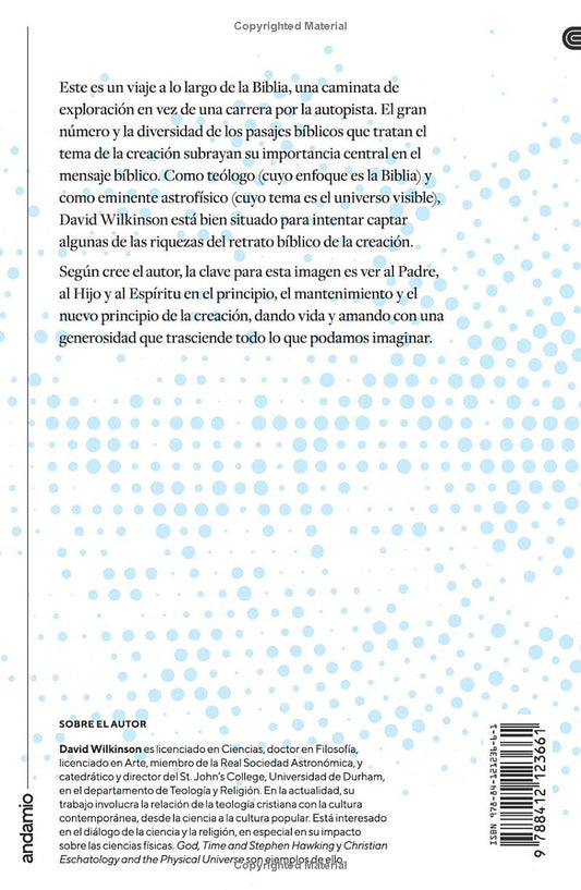 El mensaje de la creación /  David Wilkinson