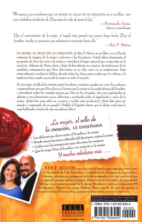 La mujer, el sello de la creación/ Rey F. Matos
