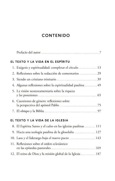 Exégesis y espiritualidad / Gordon D. Fee