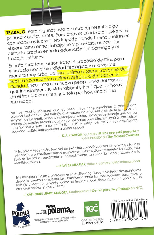 Trabajo y redención / Tom Nelson