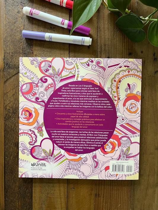 5 Lenguajes Del Amor: Libro Para Colorear/ Gary Chapman/ Unilit