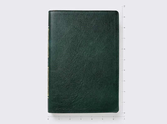 Biblia para la lectura pública, versificada NBLA / Verde / Piel de cabra