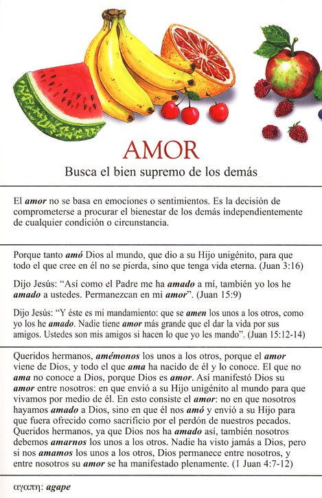 El fruto del Espíritu / Rose Publishing