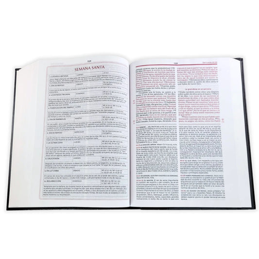 Biblia de Estudio RVR1960 Vida Plena / Tapa Dura NEGRO