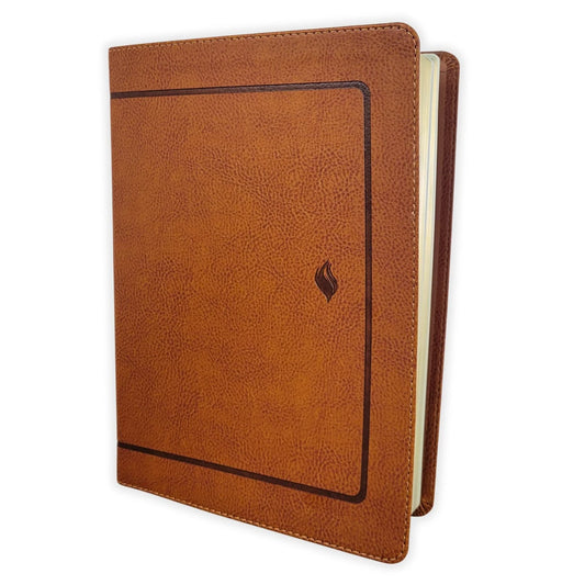 Biblia de Estudio RVR1960 Vida Plena / Imitación Piel (Café)