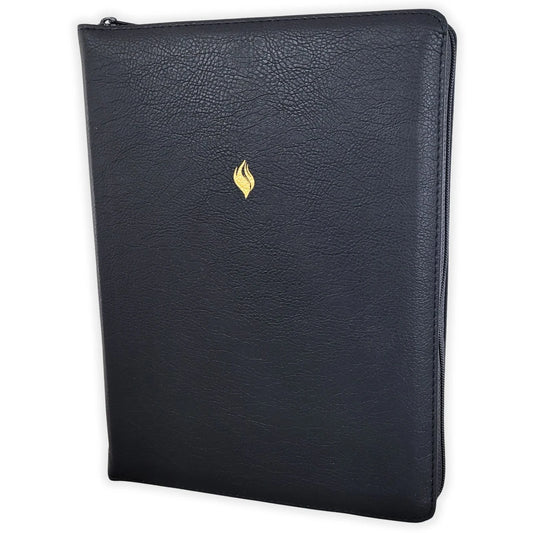 Biblia de Estudio RVR1960 Vida Plena / Imit. Piel, con Índice y Cierre (Negro)