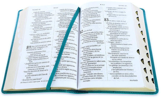 Biblia compacta NTV con Filament – Turquesa – Índice
