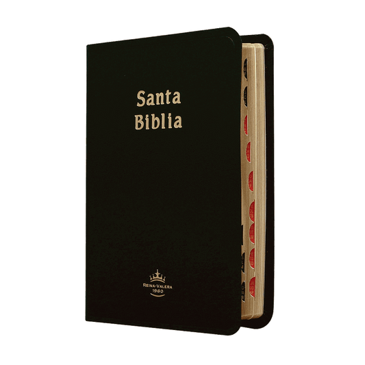 Biblia Chica Imitación Piel Negro / Indice / RV1960