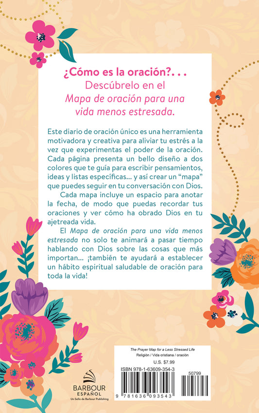 El mapa de oración para una vida menos estresada/ Barbour Publishing