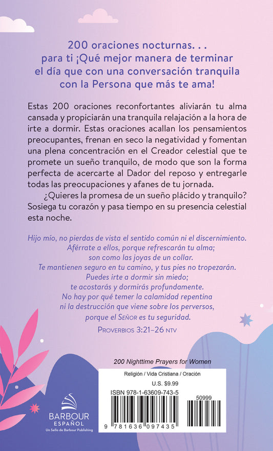 200 oraciones nocturnas para mujeres/ Emily Biggers