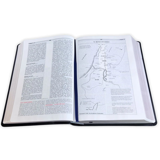 Biblia de Estudio RVR1960 Vida Plena / Imitación Piel - Negro
