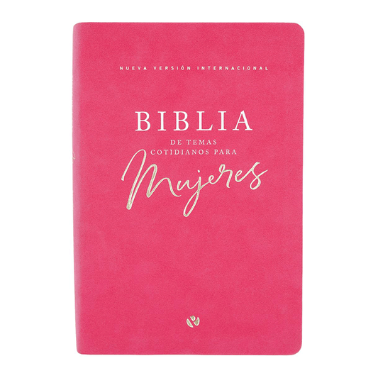 Biblia de temas cotidianos para mujeres NVI 2022 – Rosa – Imitación Piel