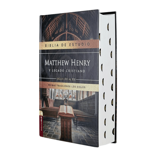Biblia de estudio Matthew Henry y legado cristiano RVR77 – Tapa dura – Índice