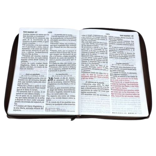 Biblia letra super gigante café con cierre / RV1960