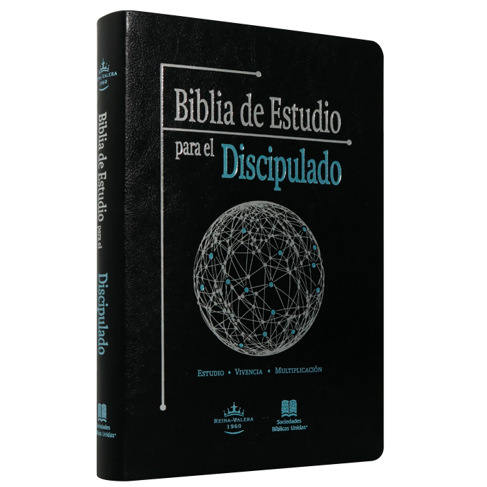 Biblia de estudio para el discipulado letra grande RVR60 – Negra