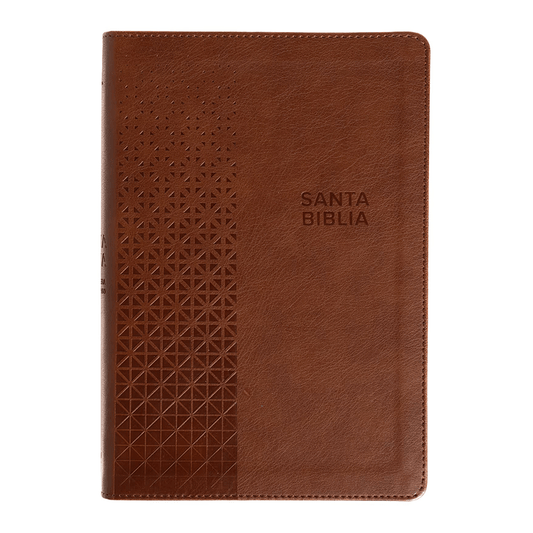Biblia letra grande edición especial RVR60 – Marrón rústico – Símil Piel