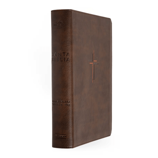 Biblia letra grande edición especial RVR60 – Café tierra – Símil Piel
