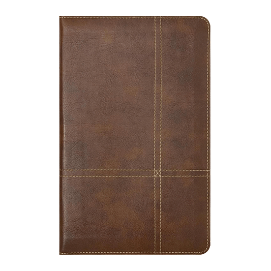 Biblia ultrafina letra mediana NTV con Filament / Café / SentiPiel / Cierre