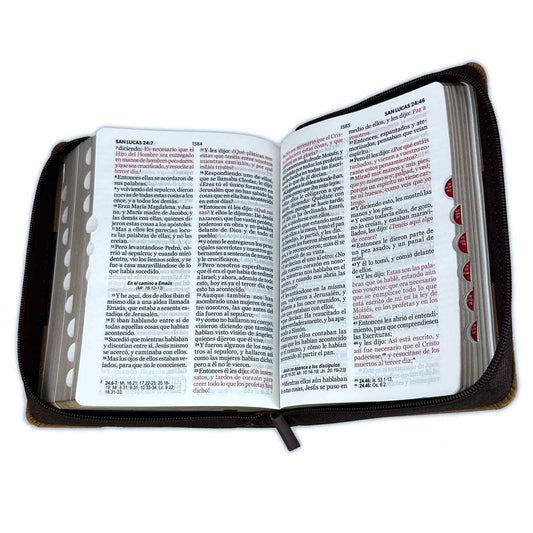 Biblia compacta con Cierre Letra 11 puntos imitación piel entusiasmo RV1960