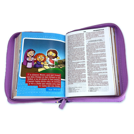 Biblia mi gran viaje lila RV1960