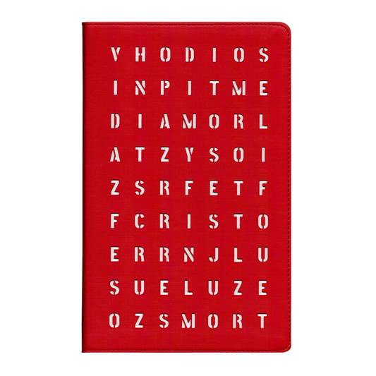 Biblia mediana regalos y premios RVR60 – Rojo con sopa de letras – Imitación Piel