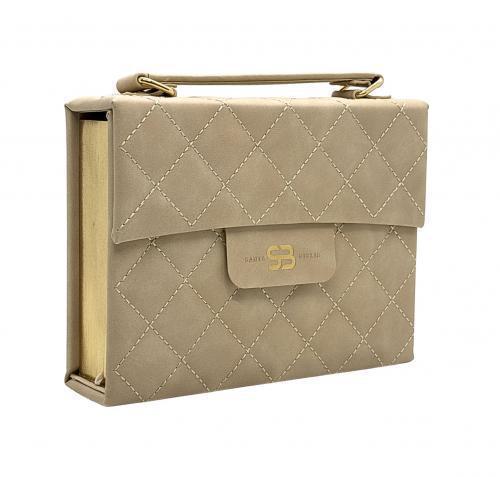 Biblia cartera con broche magnético RVR60 – Beige – Imitación Piel
